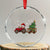 Tractor Xmas Crystal Glass Ornament Tree Lights Farmer Xmas Gift for Tractor Drivers - Wonder Print Shop