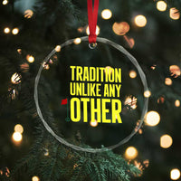 Tradition Unlike Any Other Georgia Golfing Crystal Glass Ornament for Golf Lover Augusta Sports