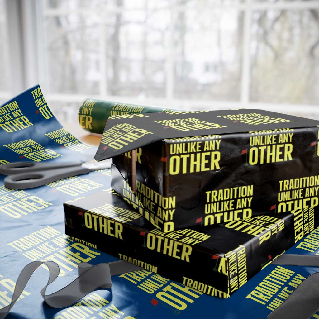 Tradition Unlike Any Other Georgia Golfing Wrapping Paper Roll for Golf Lover Augusta Sports