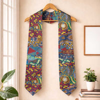 Traditional African Animal Skins Pattern Graduation Stole
