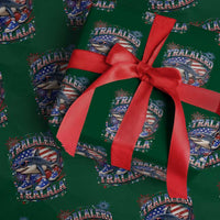 Tralalero Tralala Shark Italian Brainrot 4th Of July Meme Wrapping Paper Roll