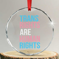Trans Rights Crystal Glass Ornament Human Rights Transgender Pride Gender Equality - Wonder Print Shop