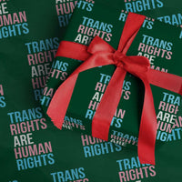 Trans Rights Wrapping Paper Roll Human Rights Transgender Pride Gender Equality - Wonder Print Shop