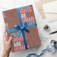 Trans Rights Wrapping Paper Roll Human Rights Transgender Pride Gender Equality - Wonder Print Shop