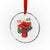 Traoré 2025 Burkina Faso Flag Crystal Glass Ornament Raised Fist Broken Chains - Wonder Print Shop