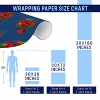 Traoré 2025 Burkina Faso Flag Wrapping Paper Roll Raised Fist Broken Chains - Wonder Print Shop