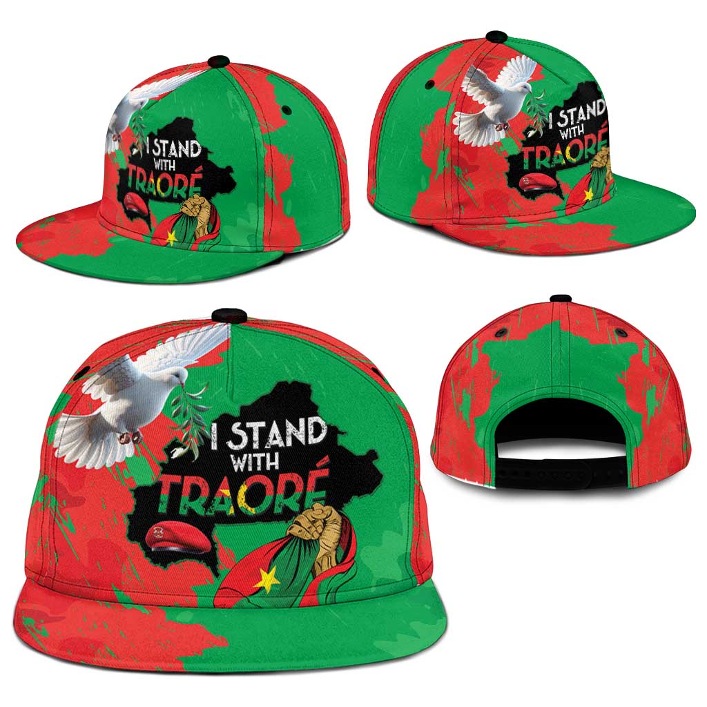 Traore Burkina Faso Snapback Cap I Stand With Traore - Wonder Print Shop