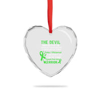 Traumatic Brain Injury Awareness Heart Crystal Glass Ornament I Am The Storm TBI Warrior - Wonder Print Shop