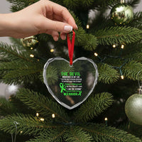 Traumatic Brain Injury Awareness Heart Crystal Glass Ornament I Am The Storm TBI Warrior - Wonder Print Shop