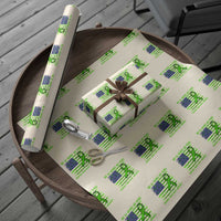 Traumatic Brain Injury Awareness Wrapping Paper Roll Not All Wounds Are Visible TBI Warrior American Flag - Wonder Print Shop