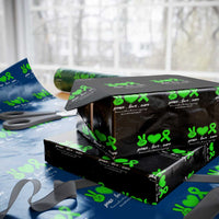 Traumatic Brain Injury Awareness Wrapping Paper Roll Peace Love Cure TBI Warrior - Wonder Print Shop