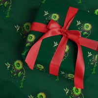 Traumatic Brain Injury Awareness Wrapping Paper Roll Sunflower Hummingbird - Wonder Print Shop