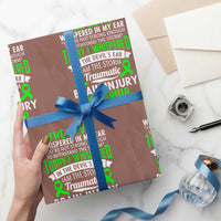 Traumatic Brain Injury Awareness Wrapping Paper Roll TBI Warrior I Am The Storm - Wonder Print Shop