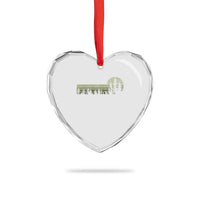 Trees Wildlife Nature Vintage Forest Heart Crystal Glass Ornament - Wonder Print Shop