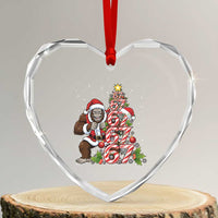 Trending Six Seven Meme Bigfoot Christmas Tree Heart Crystal Glass Ornament Holiday Gift - Wonder Print Shop