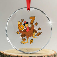 Trending Six Seven Meme Turkey Crystal Glass Ornament Funny Thanksgiving Gift - Wonder Print Shop