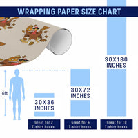 Trending Six Seven Meme Turkey Wrapping Paper Roll Funny Thanksgiving Gift - Wonder Print Shop