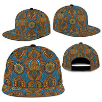 Tribal Earth African Ankara Pattern Snapback Cap