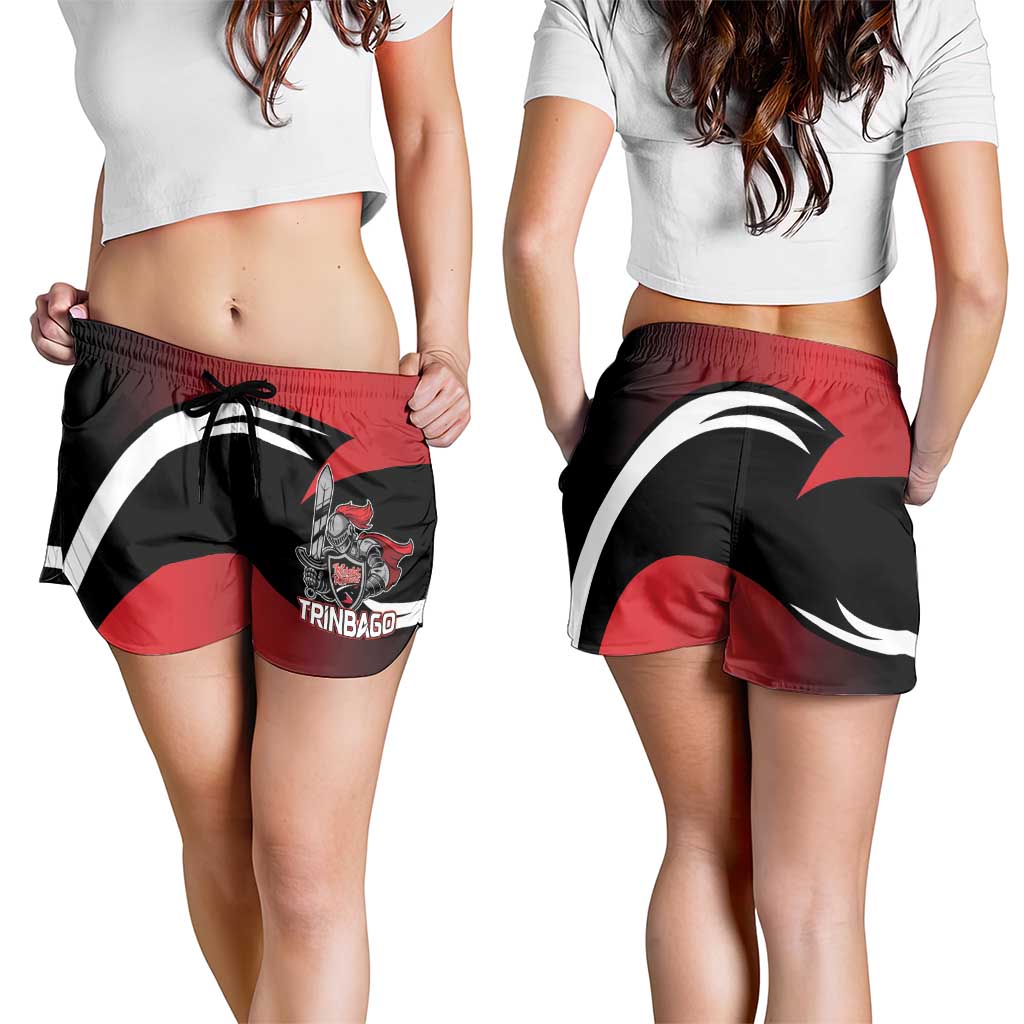 Trinbago Cricket Knight Riders Shorts for Women We Are TKR - Wonder Print Shop