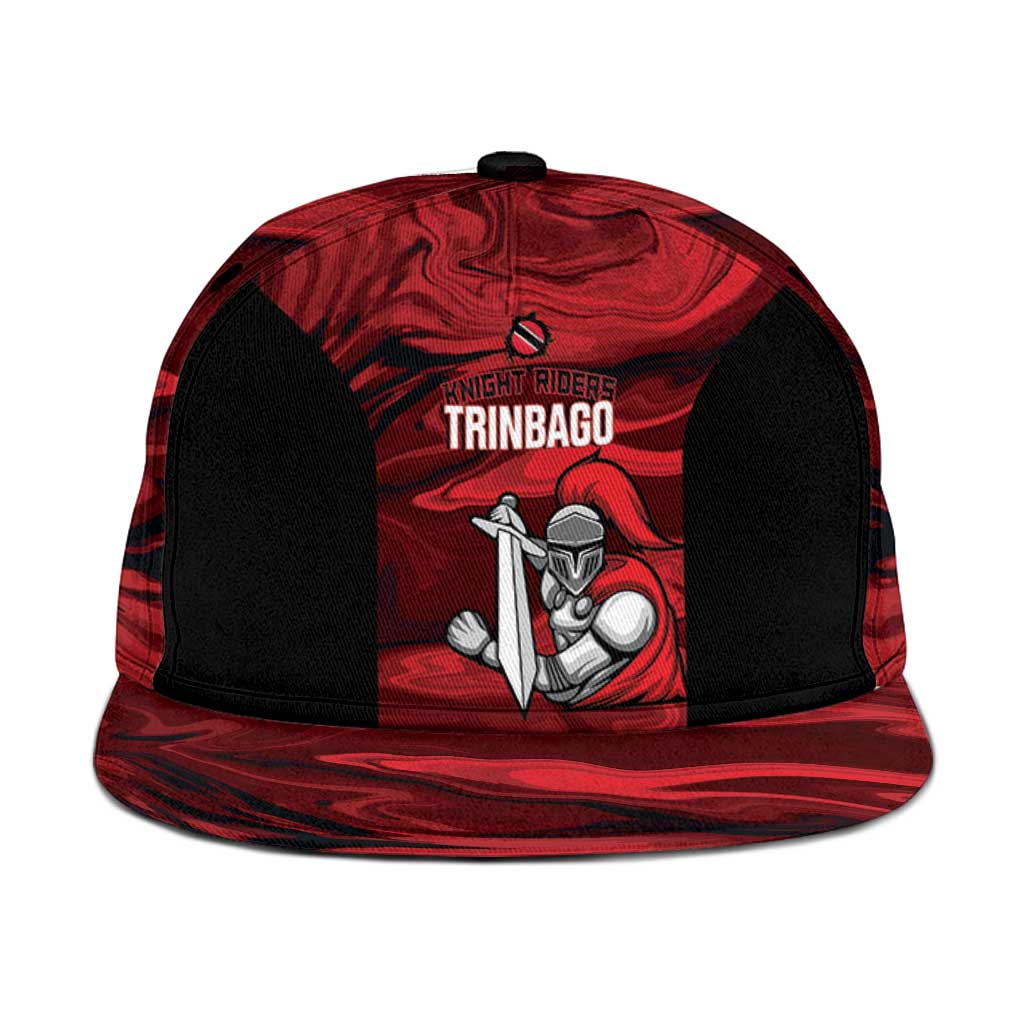 Trinbago Cricket Snapback Cap Go Knight Riders Marble Pattern - Wonder Print Shop
