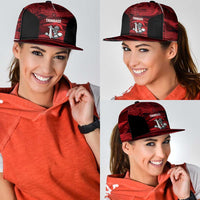 Trinbago Cricket Snapback Cap Go Knight Riders Marble Pattern - Wonder Print Shop