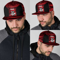 Trinbago Cricket Snapback Cap Go Knight Riders Marble Pattern - Wonder Print Shop