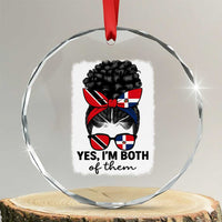 Trini Dominican Girl Crystal Glass Ornament Yes Im Both Trinidad And Tobago Dominican Pride