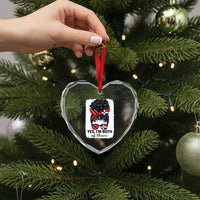 Trini Dominican Girl Heart Crystal Glass Ornament Yes Im Both Trinidad And Tobago Dominican Pride