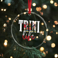 Trini Life Crystal Glass Ornament Trinidad and Tobago Flag Caribbean Souvenir TS10