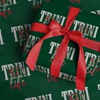 Trini Life Wrapping Paper Roll Trinidad and Tobago Flag Caribbean Souvenir - Wonder Print Shop