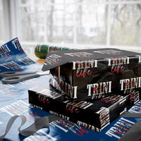 Trini Life Wrapping Paper Roll Trinidad and Tobago Flag Caribbean Souvenir - Wonder Print Shop