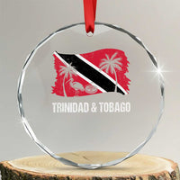 Trini Pride Crystal Glass Ornament Caribbean Trinidad And Tobago Flag