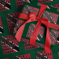 Trini Pride Wrapping Paper Roll Trinidad and Tobago National Food - Wonder Print Shop