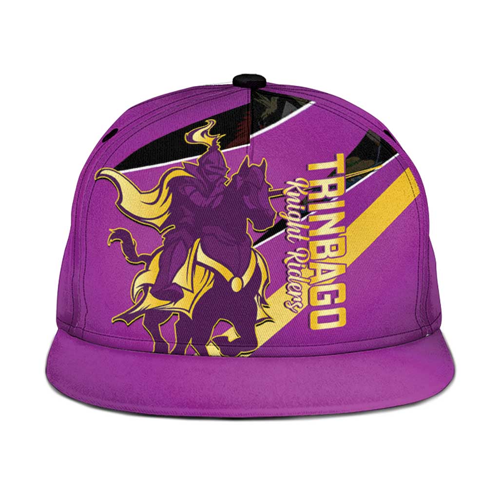 Trinidad and Tobago Cricket Snapback Cap Come On Trinbago Knight Riders Purple - Wonder Print Shop