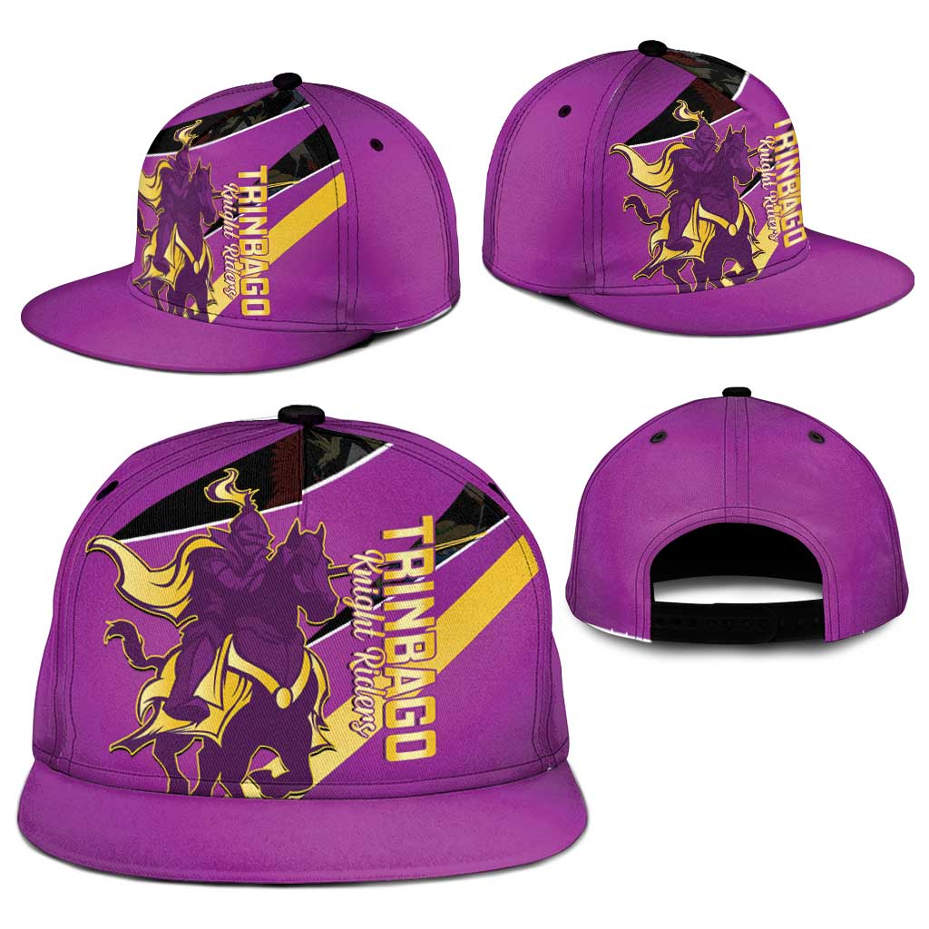Trinidad and Tobago Cricket Snapback Cap Come On Trinbago Knight Riders Purple - Wonder Print Shop