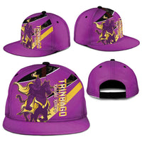 Trinidad and Tobago Cricket Snapback Cap Come On Trinbago Knight Riders Purple - Wonder Print Shop