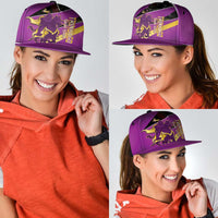 Trinidad and Tobago Cricket Snapback Cap Come On Trinbago Knight Riders Purple - Wonder Print Shop