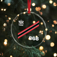 Trinidad and Tobago Flag Crystal Glass Ornament 868 Trini Soccer Fan TS10