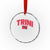 Trinidad and Tobago Flag Crystal Glass Ornament Trini Pride Vintage TS10