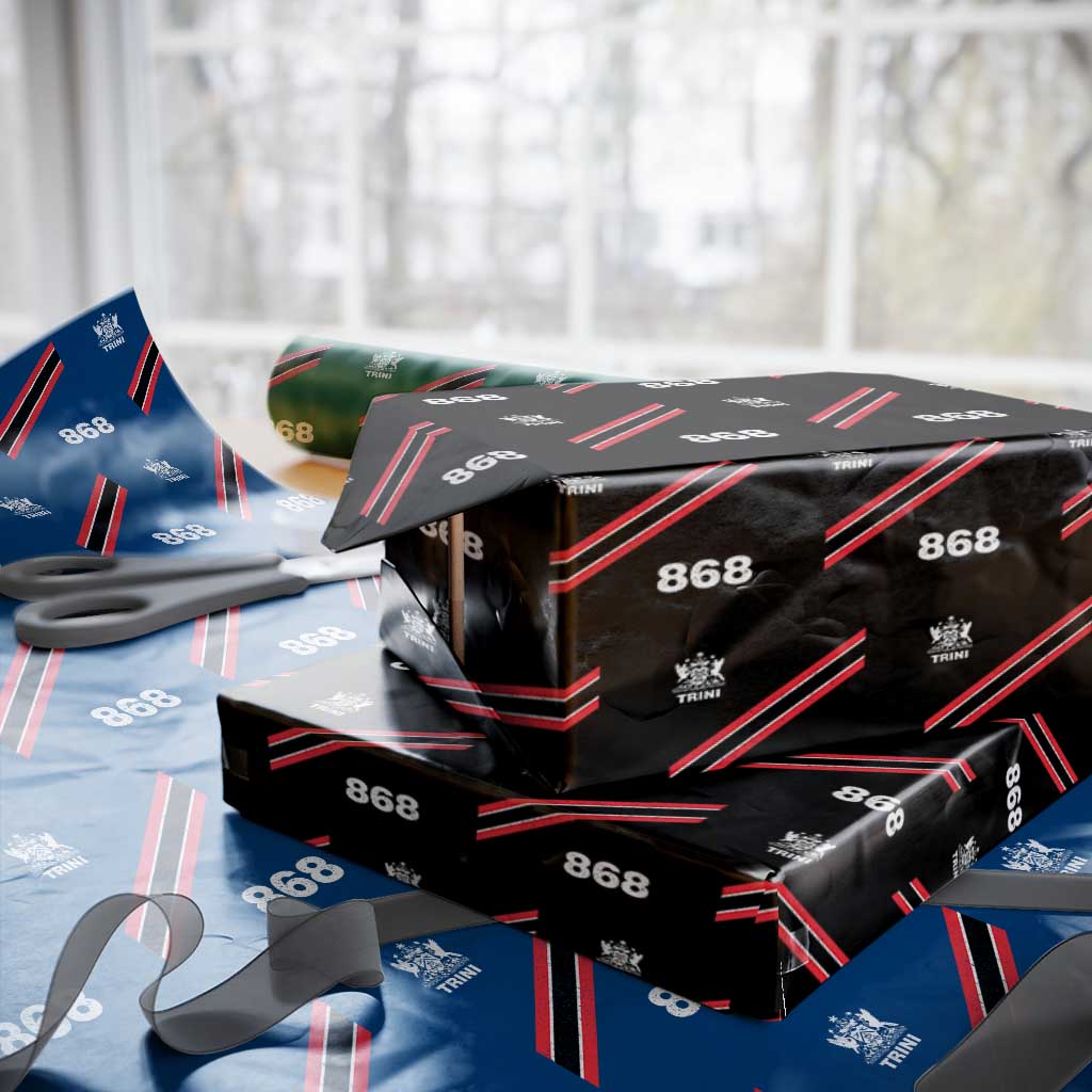 Trinidad and Tobago Flag Wrapping Paper Roll 868 Trini Soccer Fan - Wonder Print Shop