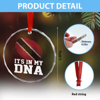 Trinidad and Tobago In My DNA Crystal Glass Ornament Trini Trinidadian Proud TS10