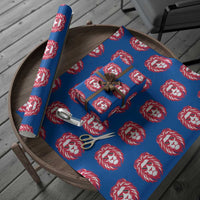Trinidad and Tobago Lion Wrapping Paper Roll Vintage Caribbean Pride