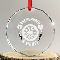 Triple 20 Master Dartist Gift Crystal Glass Ornament One Hundred And Eighty - Wonder Print Shop