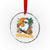 Tropical Summerween Boo Sheet Crystal Glass Ornament Funny Ghost Halloween Summer Beach Vibes - Wonder Print Shop