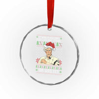 True Crime Christmas Keith Crystal Glass Ornament Funny It Was A Holiday Just Like Any Other Or Was It - Wonder Print Shop