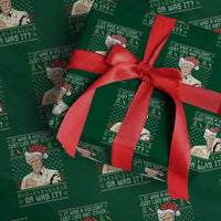 True Crime Christmas Keith Wrapping Paper Roll Funny It Was A Holiday Just Like Any Other Or Was It - Wonder Print Shop
