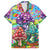 Hippie Mushroom Colorful Hippie Happy Life Hawaiian Shirt