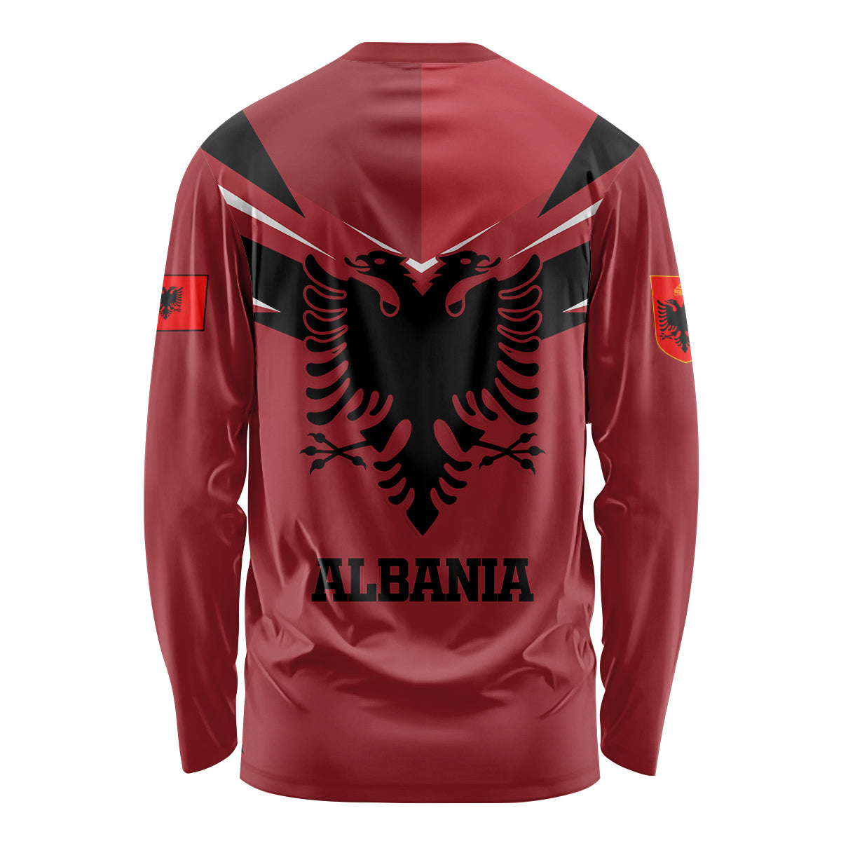 Albania Pride Long Sleeve Shirt LT12 - Wonder Print Shop