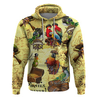 Parrot Amazing Pirate Parrots Hoodie - Wonder Print Shop