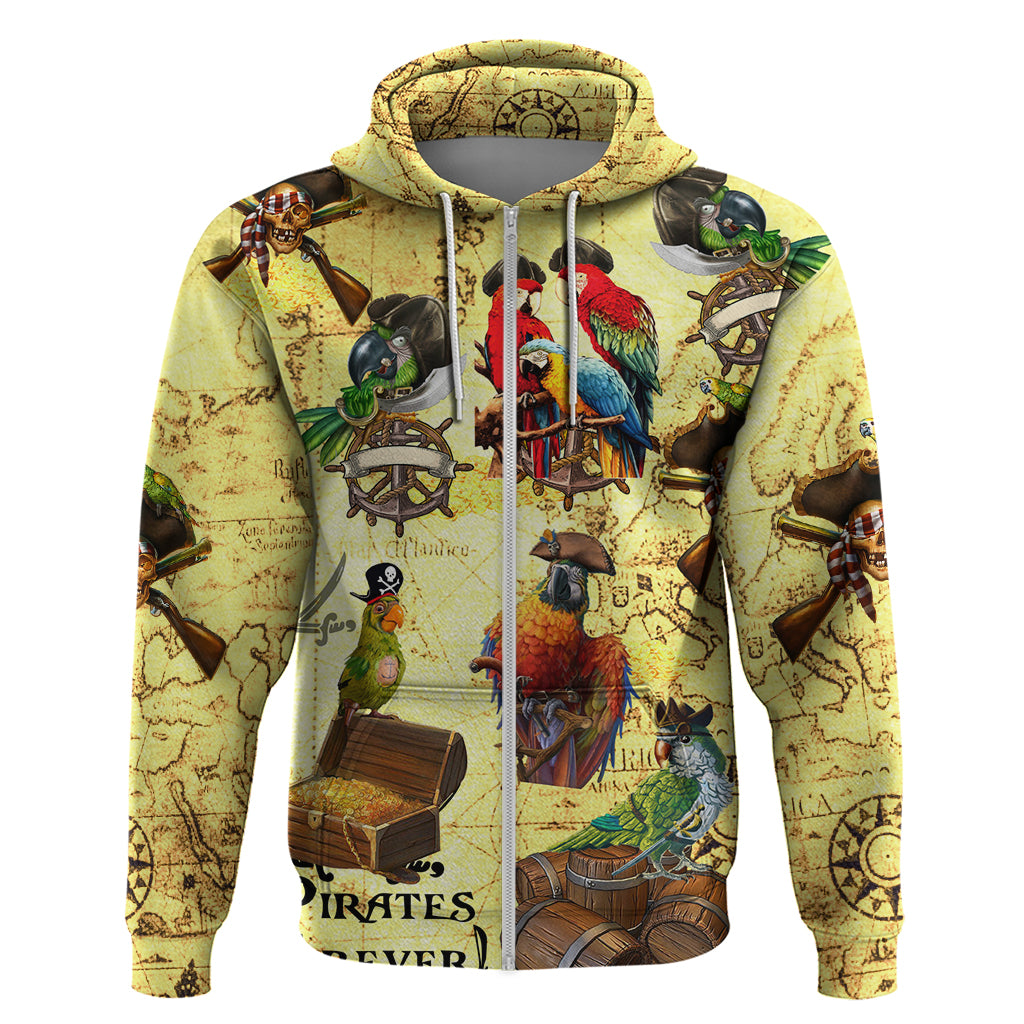 Parrot Amazing Pirate Parrots Hoodie - Wonder Print Shop